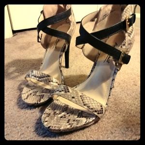 Snake Skin Heels